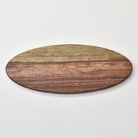 b-544_____12" x  6" BUN TRAY　紅白ブビンガ