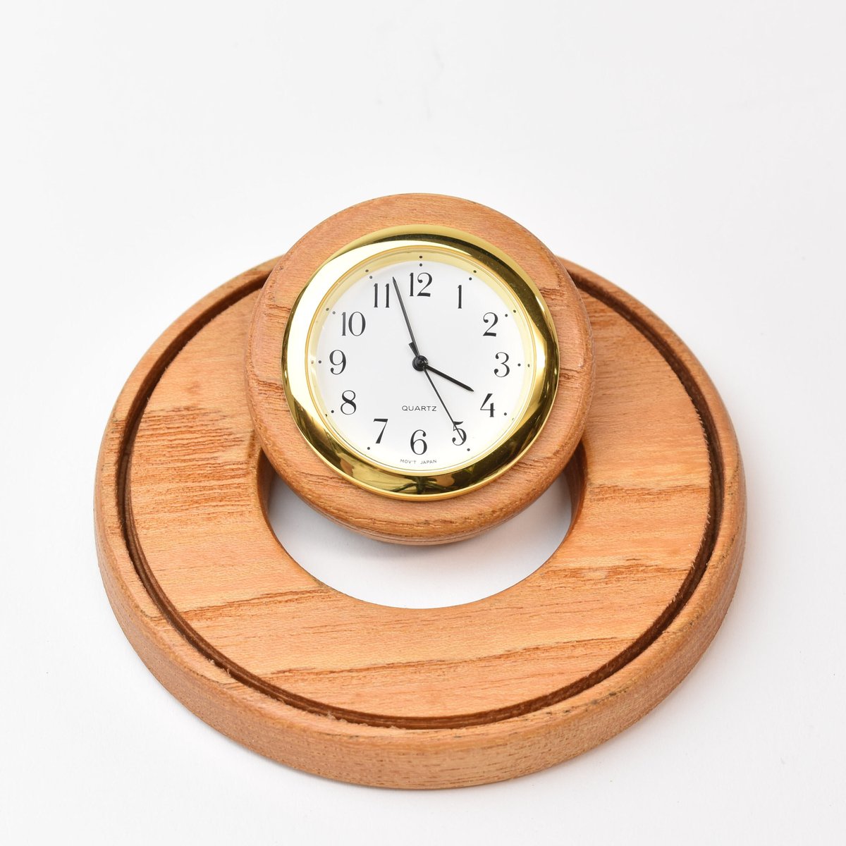 b-608_____掛け時計「藤壷」時計付き 欅 | WooD Worker