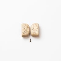 b-046-1____END CAPS　12㎜ 幅　メープル