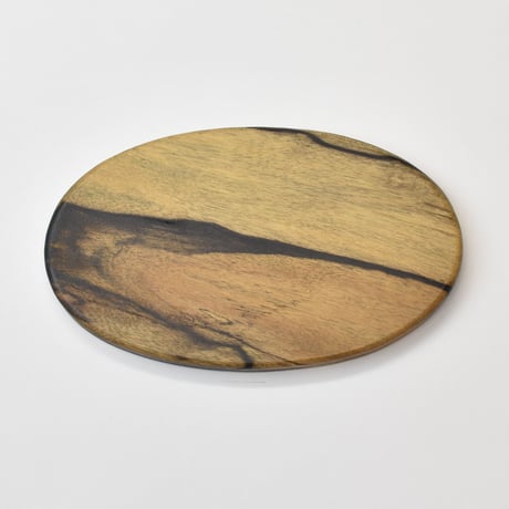 b-545-2_____10"  x   7"   BUN  TRAY　白黒檀