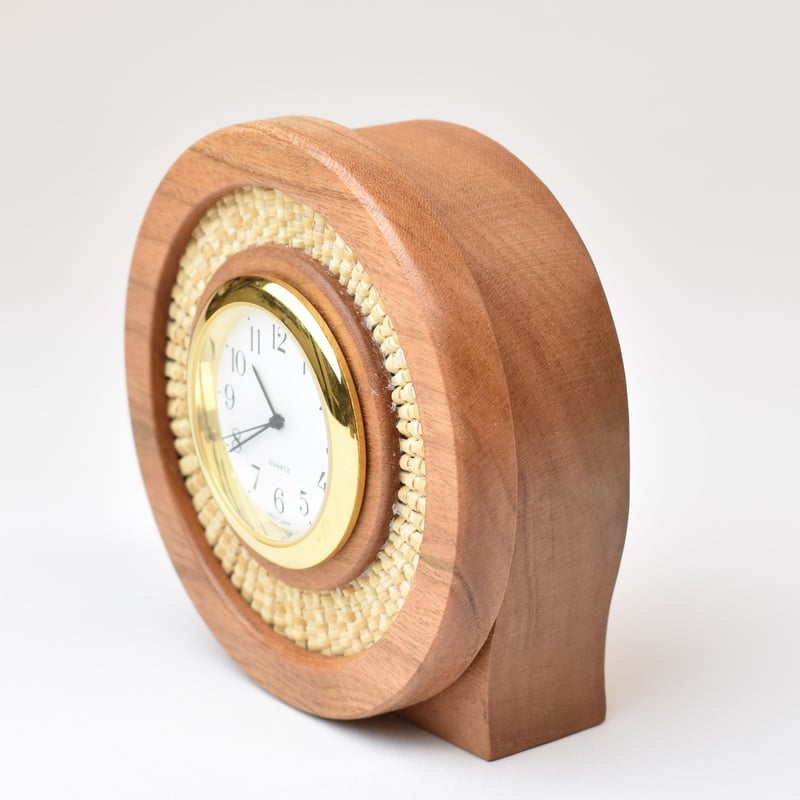 b-605_______🕰置時計「SHELL」 時計付き チェリー | WooD Worker
