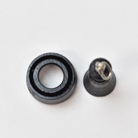 b-917____ミニベル　PENDANT  TOP   黒檀