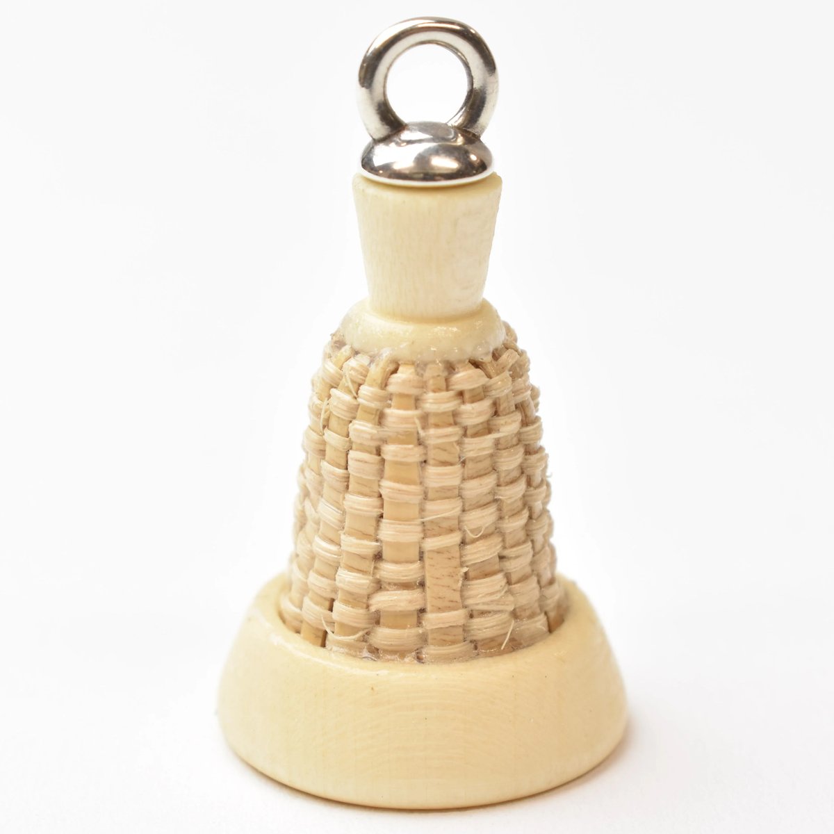 ハンドメイド　きゃんべる b-793_____ミニベルペンダントトップ ホリー SVパーツ付 | WooD