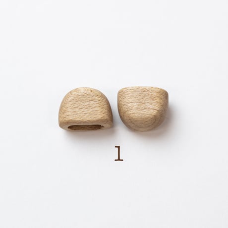 b-044-1____END CAPS　6㎜幅　メープル