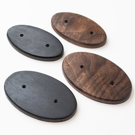 b-801-2____BACK   PLATES　ウオールナット
