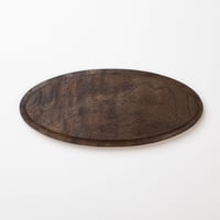 b-113____9”トート　エッジカット　斑入りウオールナット