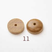 b-031~1___Φ14　ドーム＆ワッシャーセット　メープル　ホワイトシカモア