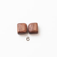 b-045-6_____END CAPS　6㎜幅　ブビンガ