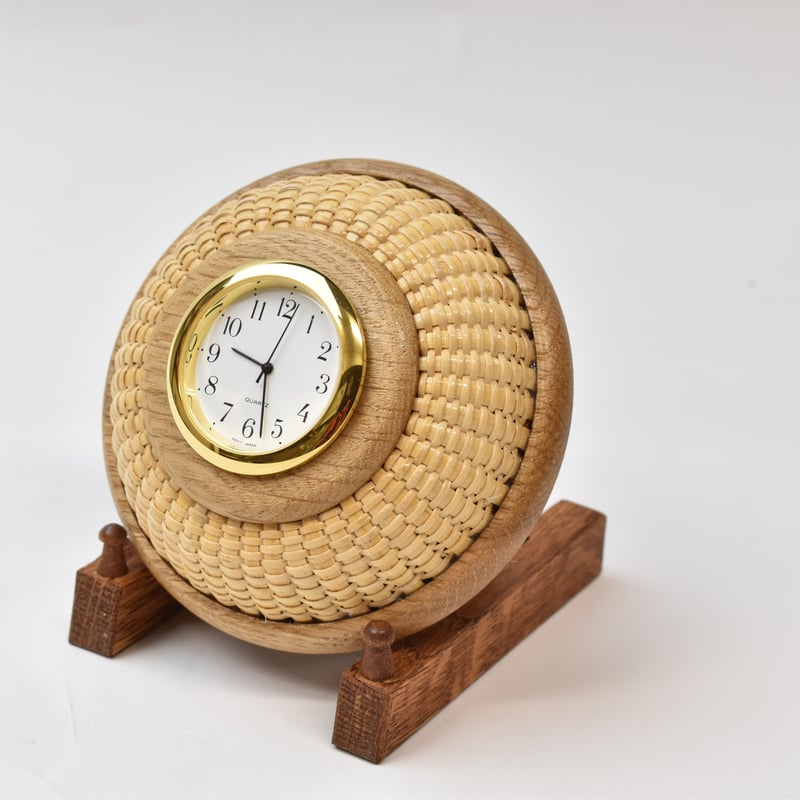 b-608_____掛け時計「藤壷」時計付き 欅 | WooD Worker
