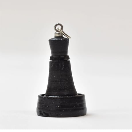 b-917____ミニベル　PENDANT  TOP   黒檀