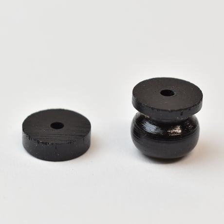 b-696_____Φ10　ノブ＆ワッシャーセット　黒檀