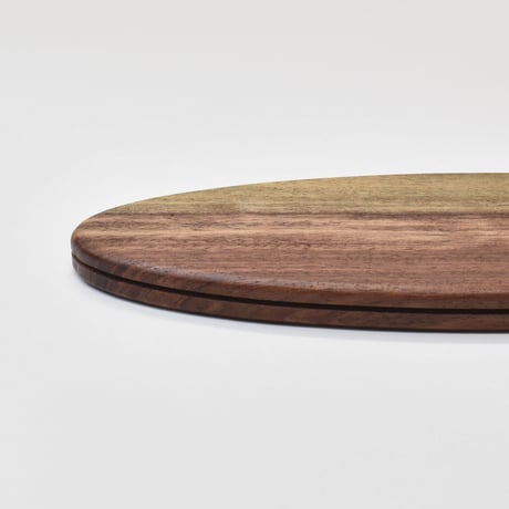 b-544_____12" x  6" BUN TRAY　紅白ブビンガ