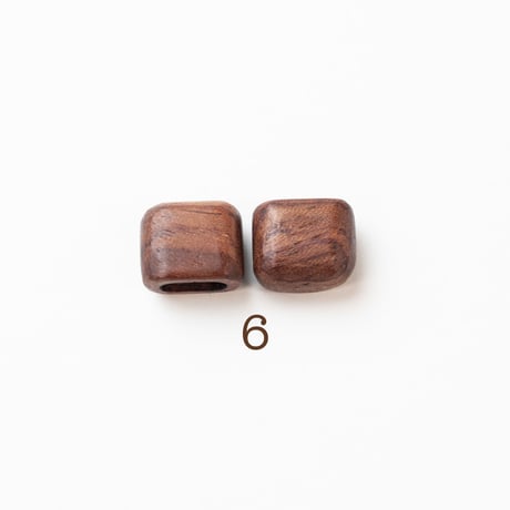 b-045-6_____END CAPS　6㎜幅　ブビンガ
