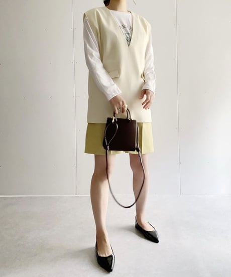 リネンライク ベスト