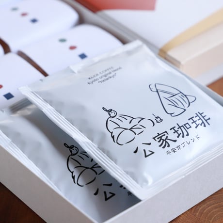 和菓子に合う珈琲と栗まんじゅう4セット進物箱