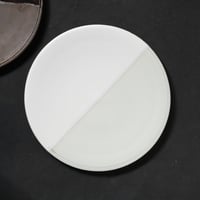 flat plate Kyoto[monotone]"shiroshiro"