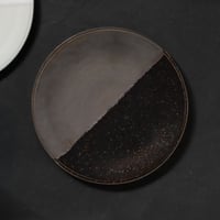 flat plate Kyoto[monotone]"kurokuro"