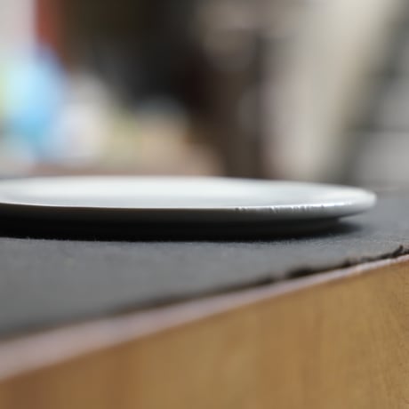 flat plate Kyoto[monotone]"shiroshiro"