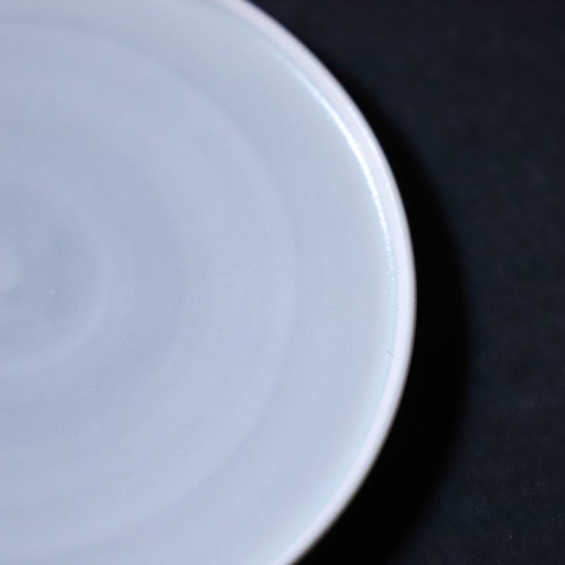 渦文平皿] グレー | 京菓子司 金谷正廣