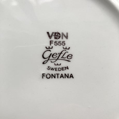 Gefle（ゲフレ）／Fontana（フォンタナ） ／プレート19cm　02