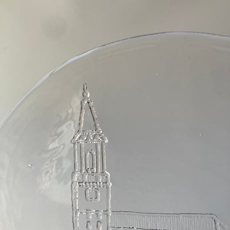 フィンランドで見つけた飾り皿／Turku（トゥルク）という町のプレート 17.5cm
