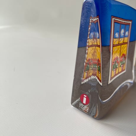 iittala（イッタラ）／ガラスカード・オブジェ／Katson Maalaismaisemaa（田園風景を眺める）／Heljä Liukko-Sundström（ヘルヤ・リウッコ・スンドストロム）