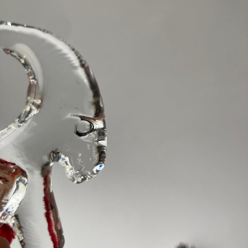 Kosta Boda社/ ヤギ オーナメント / Bertil Vallien（ヴァーティル