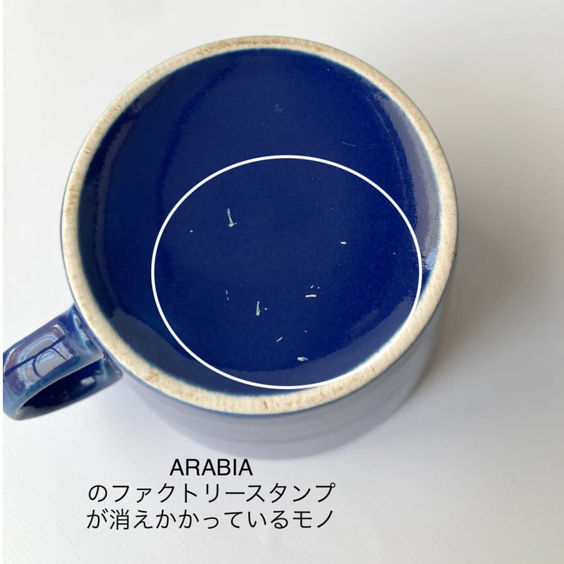 ARABIA - アラビア Kiita キルタ Teema ティーマ カップ ソーサー ブルー ARABIA/アラビア Teema/ティーマ コーヒーカップ&ソーサー