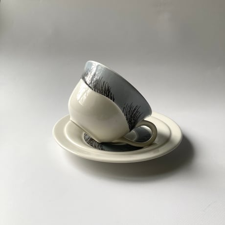 【Y様ご確認用】ARABIA（アラビア）／Tuuli（トゥーリ） ／Heljä Liukko-Sundström（ヘルヤリウッコ・スンドストロム）／カップ＆ソーサーセット／no.01