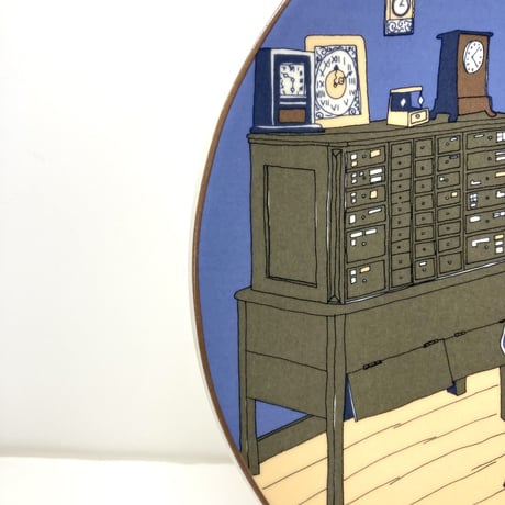 ARABIA（アラビア）／Handcraft／Clockmaker・時計職人／プレート φ23cm