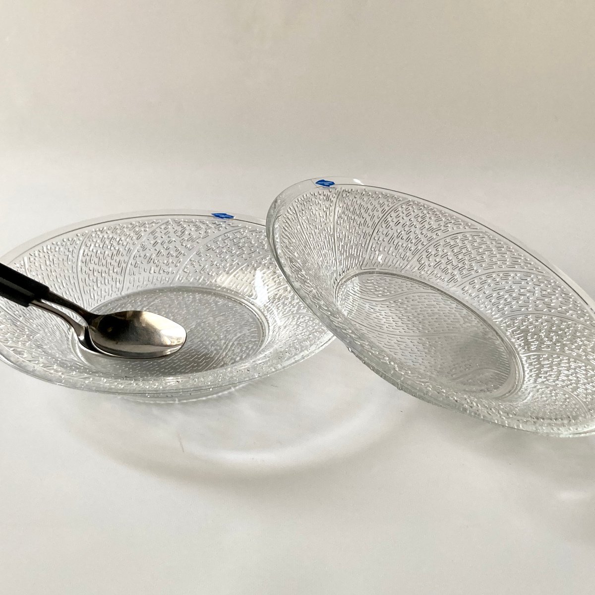 ヌータヤルヴィ 皿四枚 Nuutajarvi（ヌータヤルヴィ）／Lastu（ラッツオ）／深皿／ディープ