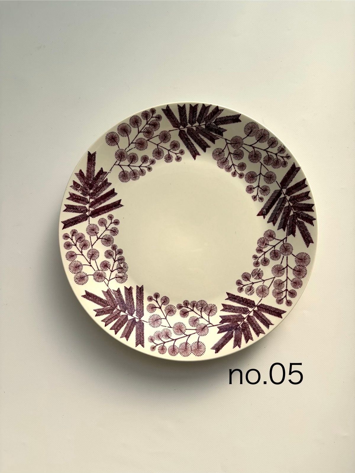 美品 希少！Gefle /Mimosaミモザ/ディーププレート/北欧ヴィンテージ 美品 希少！Gefle /Mimosaミモザ/ディーププレート/北欧ヴィンテージ