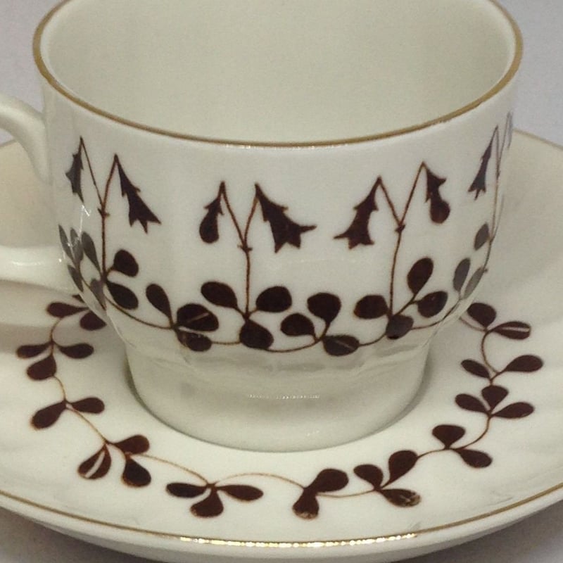 サウジアラビア アルウラ ALULA ファルコンカップ 記念品 ①開封済み ARABIA（アラビア）／vanamo（ヴァナモ）／カップ＆ソーサー 01 | HYGGE