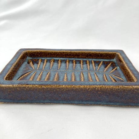 【A様ご確認用】Søholm（スーホルム）／Denmark vintage／スクエアトレイ　17.5cm／植物柄　07