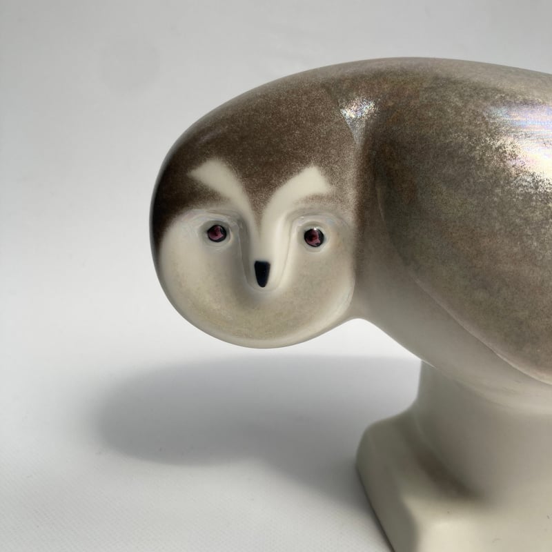 ARABIA（アラビア）／WWF（世界保護基金）とのコラボ／フクロウの置物