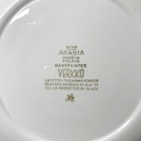 ARABIA（アラビア）／Verkko（ヴェルッコ）／プレート19cm　02