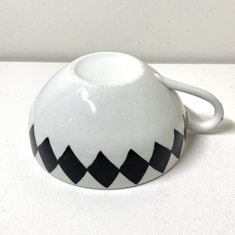 Gustavsberg(グスタフスベリ)/Svart Ruter(スヴァルトルーター)/カップ＆ソーサー　02【Outlet】】