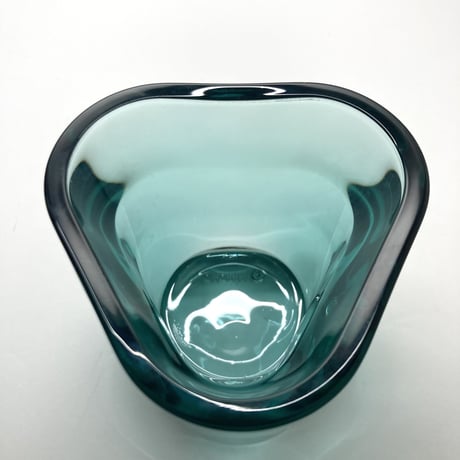 iittala（イッタラ）／TRIS／キャンドルホルダー／シーブルー
