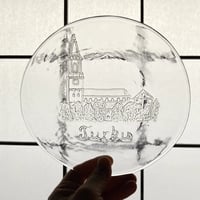 フィンランドで見つけた飾り皿／Turku（トゥルク）という町のプレート 17.5cm