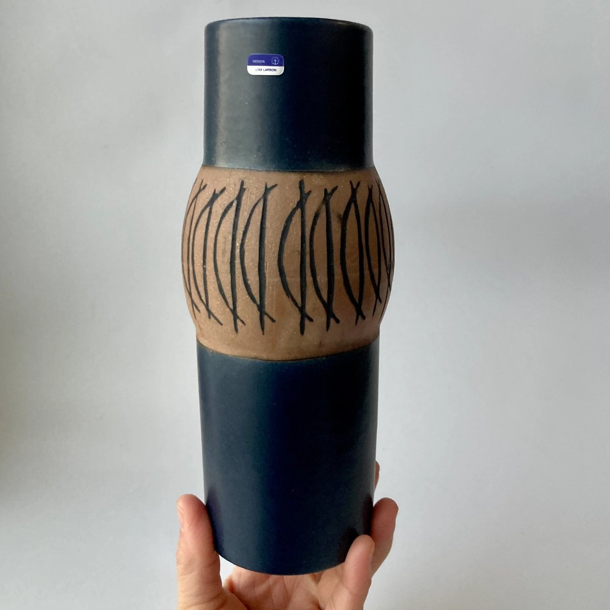 リサラーソン  グスタフスベリ花瓶 GUSTAVSBERG/グスタフスベリ/リサ・ラーソン/陶器の花瓶 - 北欧