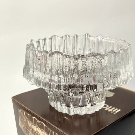 【M様ご確認用】iittala（イッタラ）／Stellaria（ステラリア）／Tapio Wirkkala （タピオ・ヴィルカラ）／キャンドルホルダー／オリジナルボックス付／在庫１点のみ