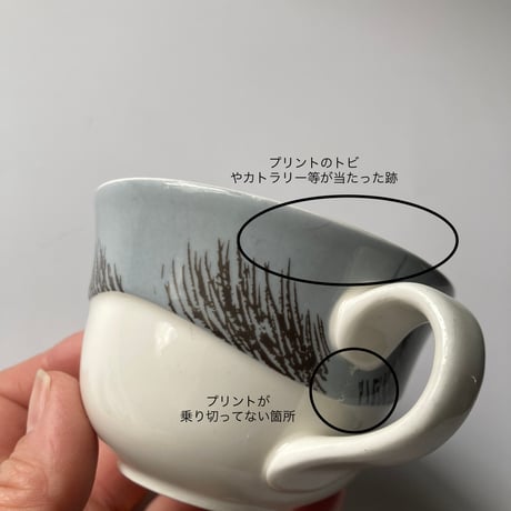【Y様ご確認用】ARABIA（アラビア）／Tuuli（トゥーリ） ／Heljä Liukko-Sundström（ヘルヤリウッコ・スンドストロム）／カップ＆ソーサーセット／no.01