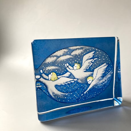 iittala（イッタラ）／ガラスカード／三人の天使　L