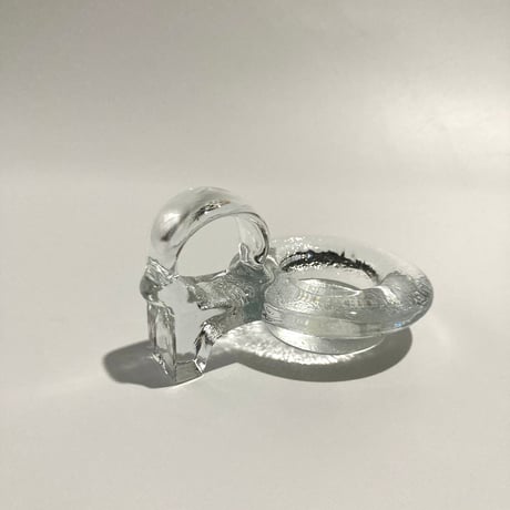 BODA（ボダ）／Bertil Vallien（ヴァ―ティル・ヴァリーン）／ガラス製キャンドルホルダー／角が取手になるやぎ