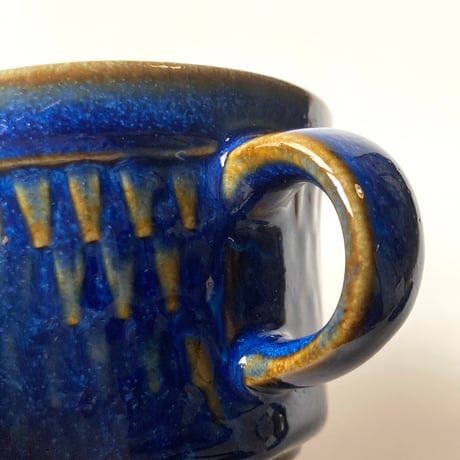 Søholm（スーホルム）／Granit（グラニット）／カップ＆ソーサー／ダークブルー　no.01