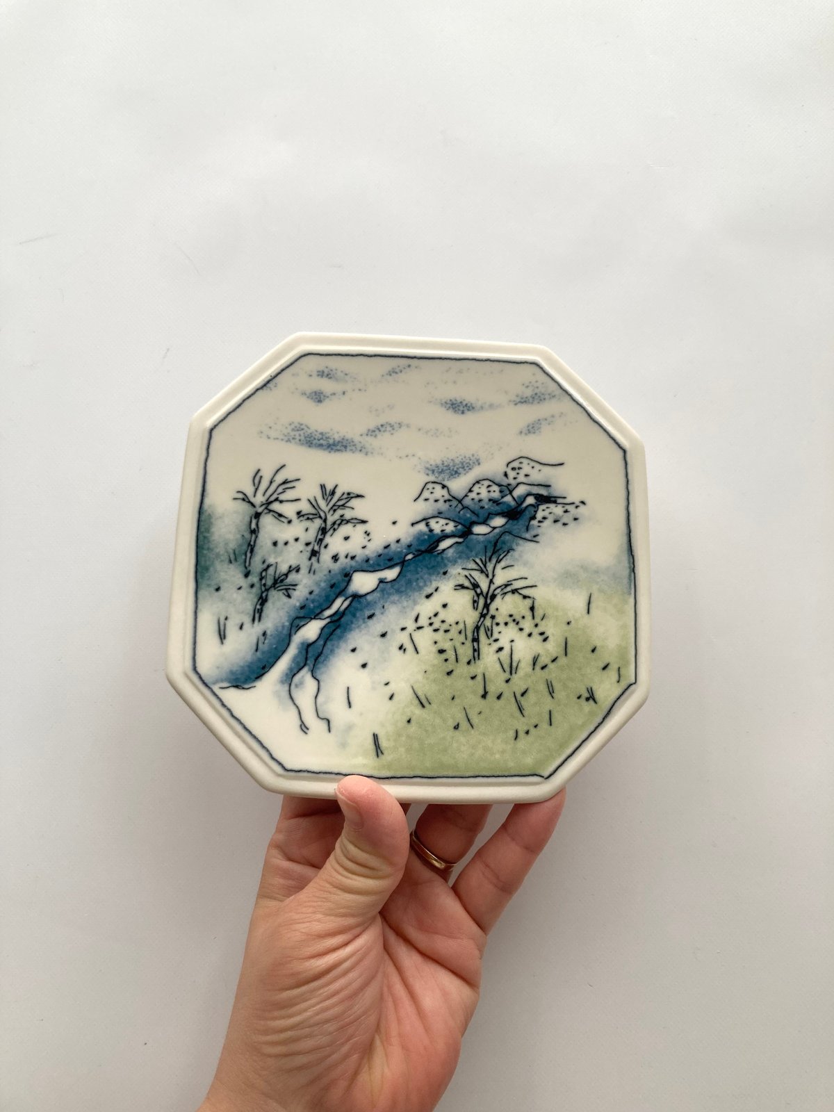 ARABIA（アラビア）／FINNAIR（フィンエアー）／陶板／Heljä Liukko-Su