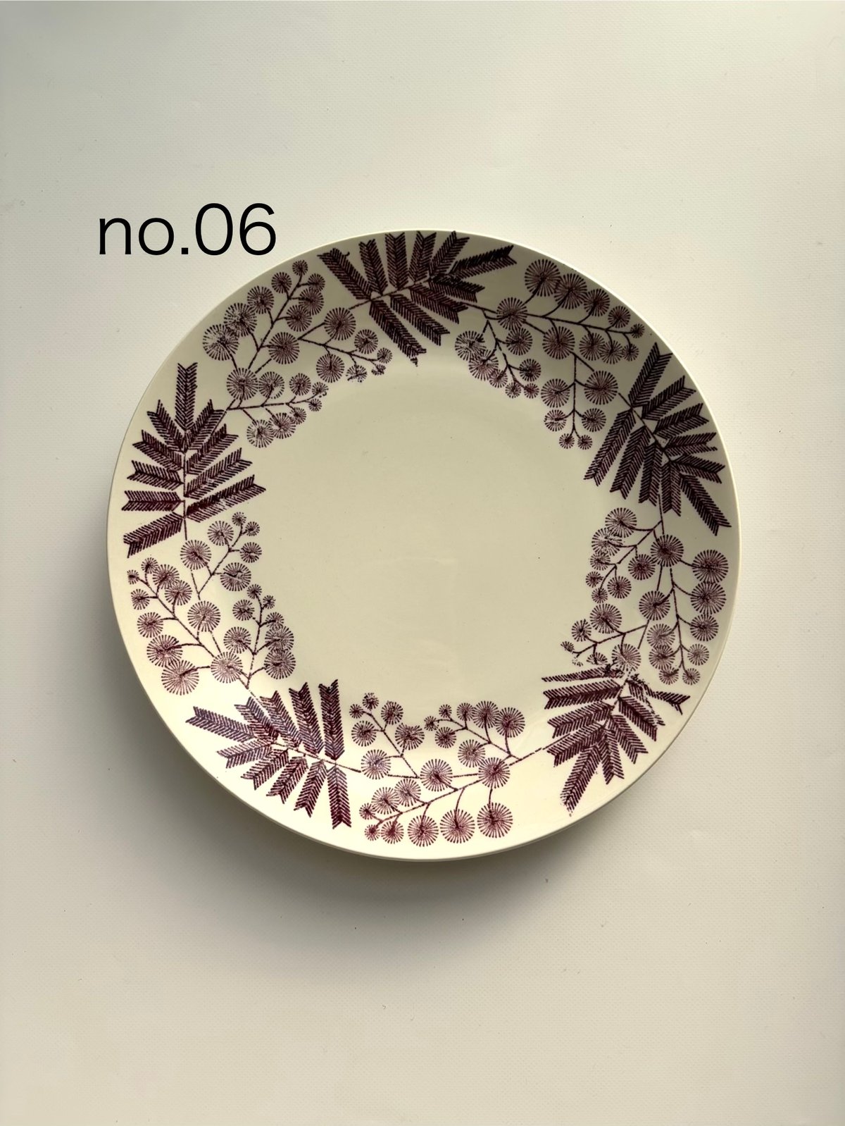 美品】GefleゲフレMIMOSA ミモザ スープパスタプレート21㎝ Gefle