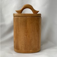 スウェーデンの工芸品／ヴィンテージの木のコンテナ／アルダー材