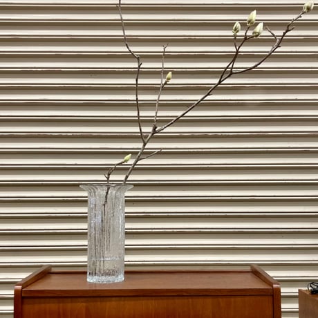 iittala（イッタラ）／Vertica（ヴェルティカ）／Timo Saraneva（ティモ・サルパネヴァ）／廃盤／大型のフラワーベース／H33cm
