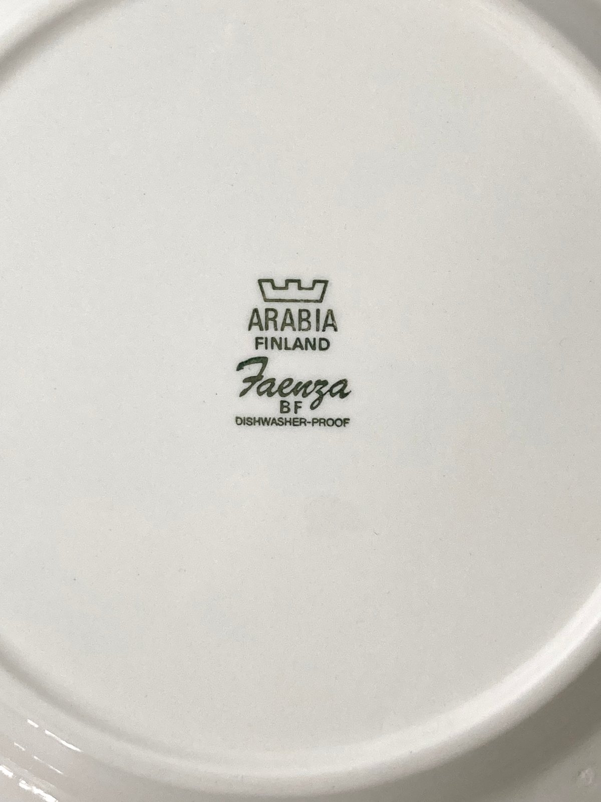 ARABIA（アラビア）／ Faenza（ファエンツァ）／プレート24.5cm | HYGGE